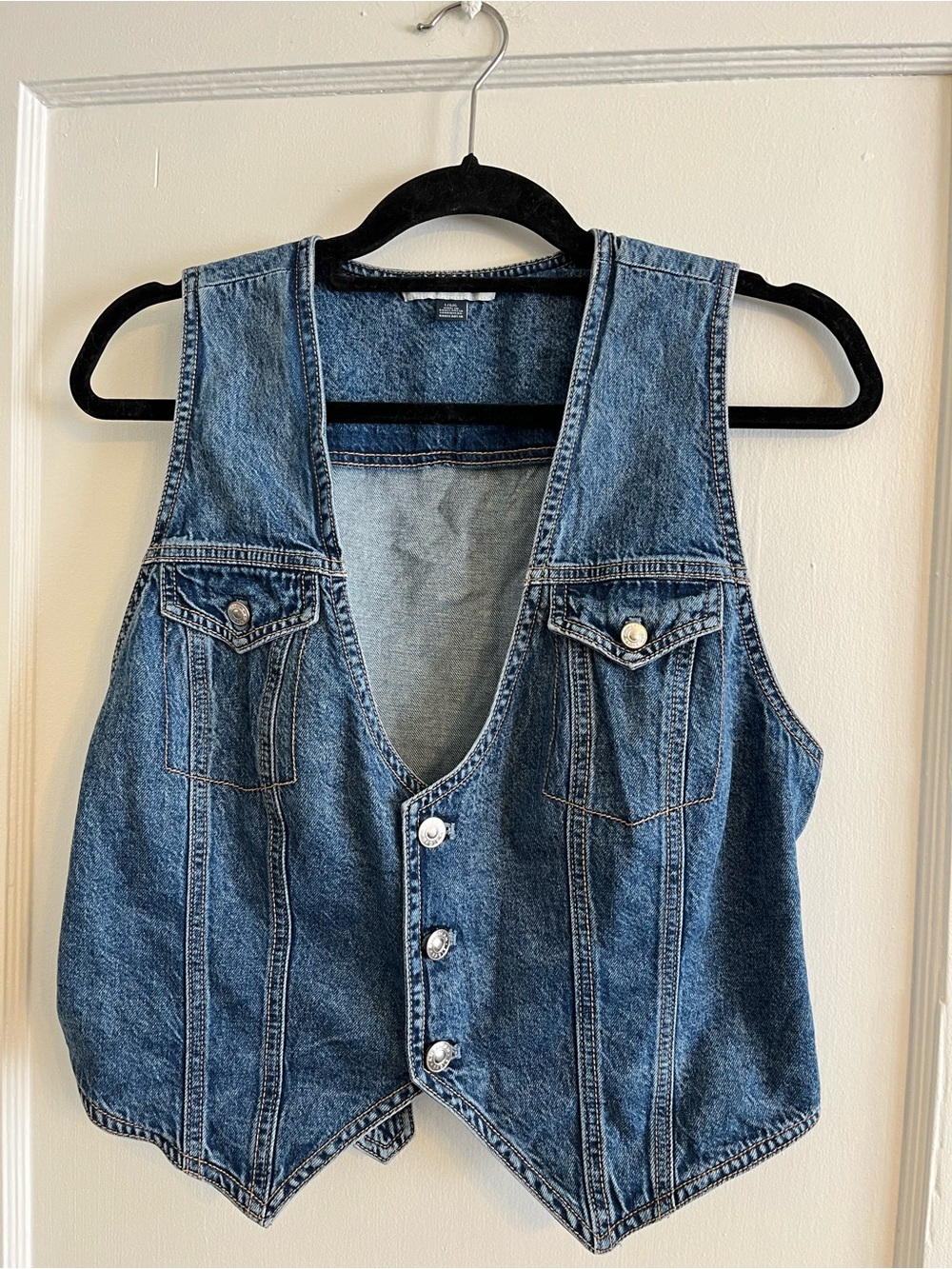 American Eagle Denim Vest